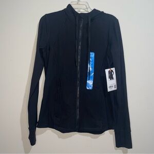 Members Mark Ladies Everyday Full Zip Jacket Black L NWT Athleisure Soft Comfy